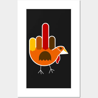 Thanksgiving 2020 Turkey No Thanks Grumpy Halloween Posters and Art